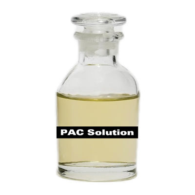 PAX18 폴리 알루미늄 염화물 용액 수처리 화학물질 공장 Pac 밝은 노란색 액체 CAS 1327 41 9