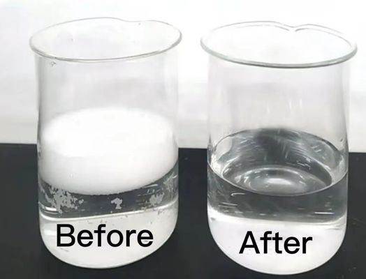 산업 급료 물 처리 실리콘 소포제 폴리에테르 백색 액체 물 정화