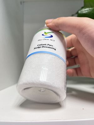 양이온 Polyacrylamide CPAM 진창 탈수 화학 응집제 식용수 처리