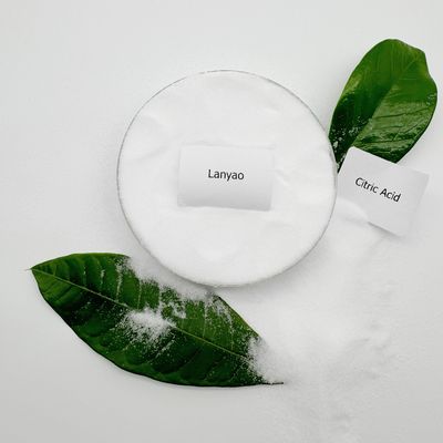 화학 공식을 가진 시트릭산 분말의 단화수소